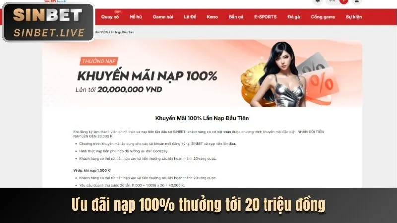 Chương trình hoàn trả VIP tại SC88